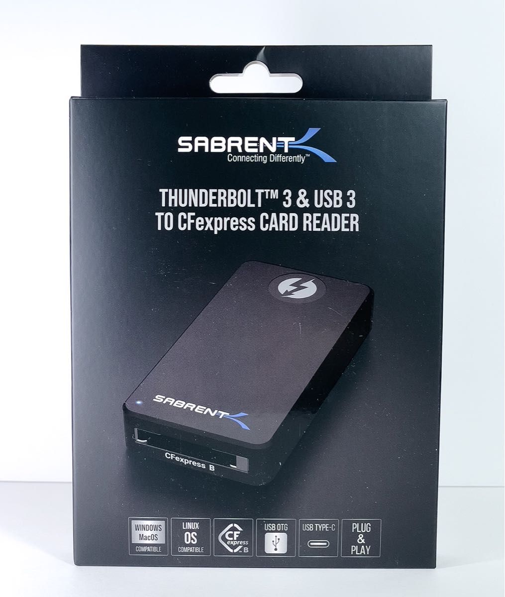 SABRENT Thunderbolt 3 & USB Type-C - CFexpressカードリーダー