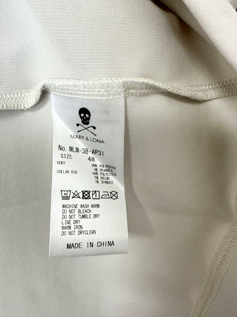 新品 2023最新 MARK&LONA 】 マークアンドロナ ポロシャツ メンズ48 L