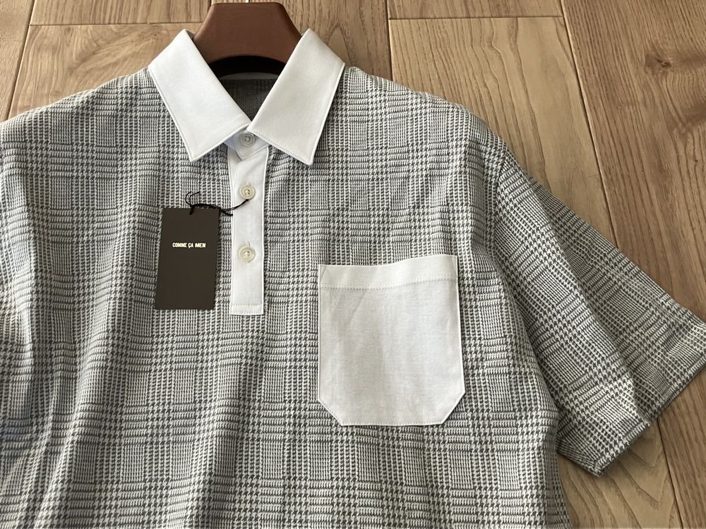 新品サンプル COMME CA MEN コムサメン 日本製 (Triporous) グレン