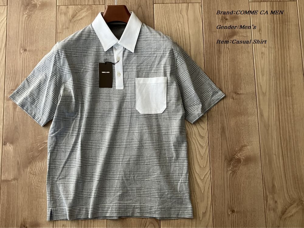 新品サンプル COMME CA MEN コムサメン 日本製 (Triporous) グレン
