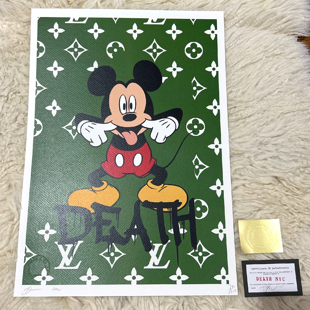 rare! genuine article!2018 year worldwide limitation 100 sheets DEATH NYC Snoopy  SNOOPY Louis Vuitton Vuitton LV Banksy Kaws Dolk invader poster : Real  Yahoo auction salling