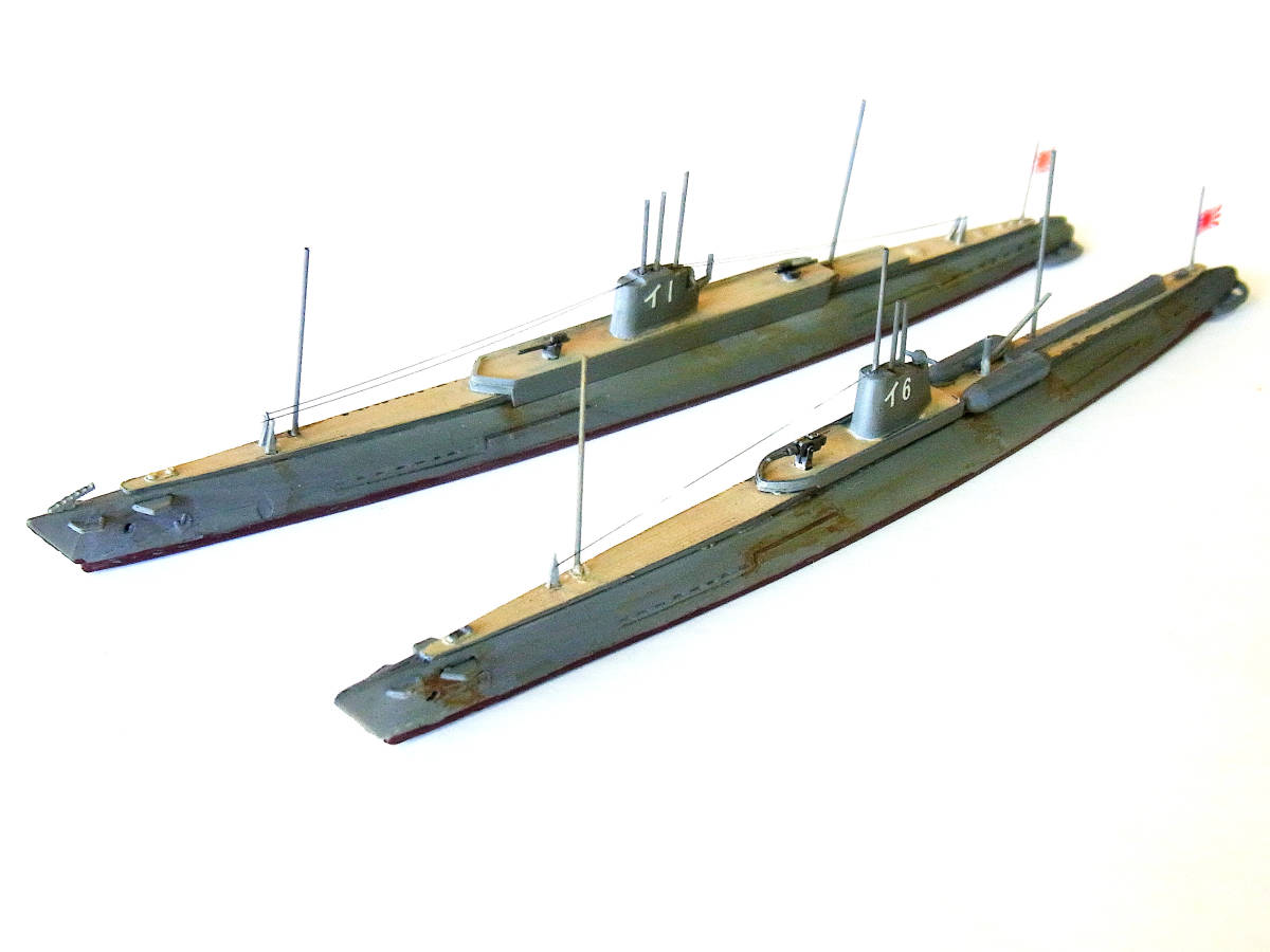 1/700 潜水母艦「長鯨」+ 潜水艦12隻（ 伊-400,13,16,56,58,1,6,68,370 + 呂38 + Uボート-VIIC, IXC )_画像8