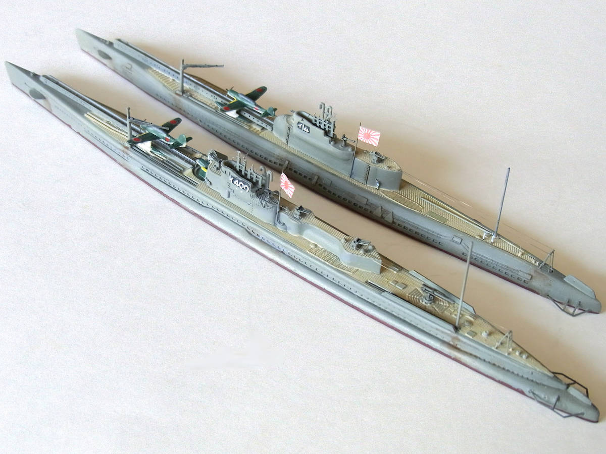 1/700 潜水母艦「長鯨」+ 潜水艦12隻（ 伊-400,13,16,56,58,1,6,68,370 + 呂38 + Uボート-VIIC, IXC )_画像5