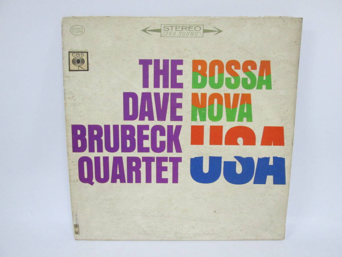 【0823n S4324】THE DAVE BRUBECK QUARTET デイヴ ブルーベック / BOSSA NOVA USA ボサノバ LPレコード_画像2