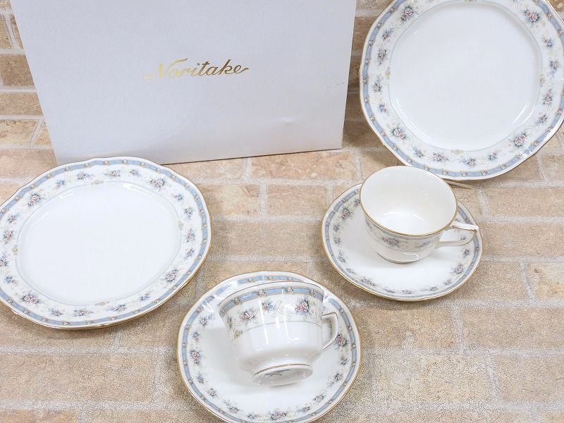 未使用品!! Noritake/ノリタケ プレート/ティーカップ ティーセット ○ 【3868y1】_画像1