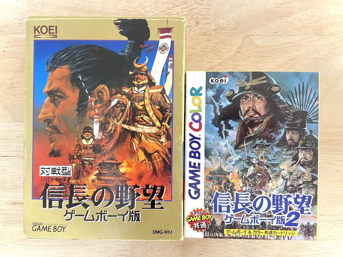 入園入学祝い 限定即決】信長の野望 株式会社 KOEI ゲームボーイ版2種(1&2) その他