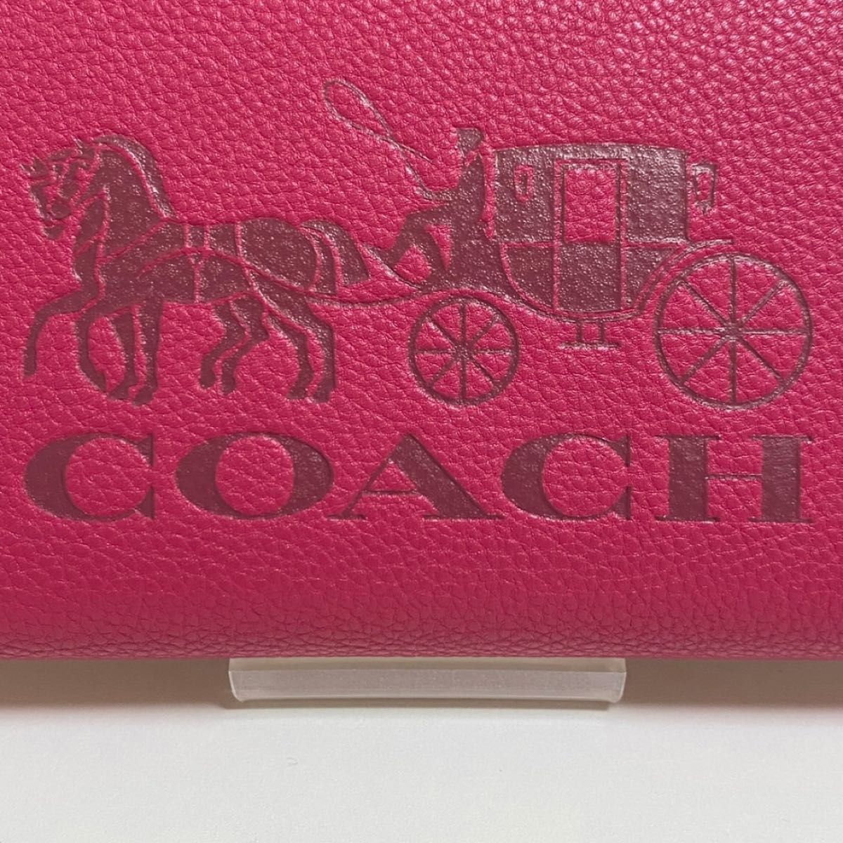 COACH 長財布 ホース アンド キャリッジ C5889 ピンク