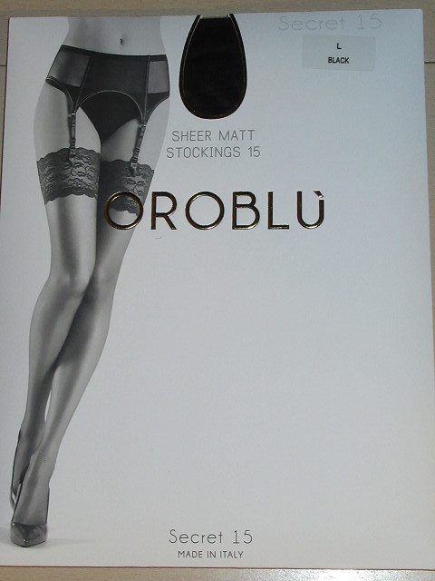 OROBLUo Lobb ru подвязка чулки широкий гонки Secret 15 L BLACK Франция 