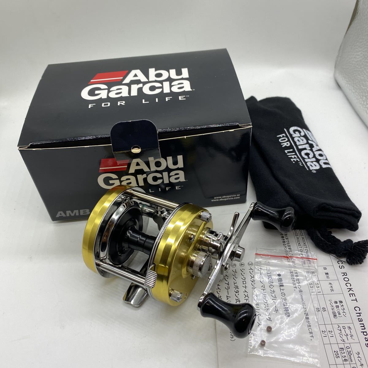 1着でも送料無料】 ABU・Ambassader5500CS ROCKET Champ・未使用品