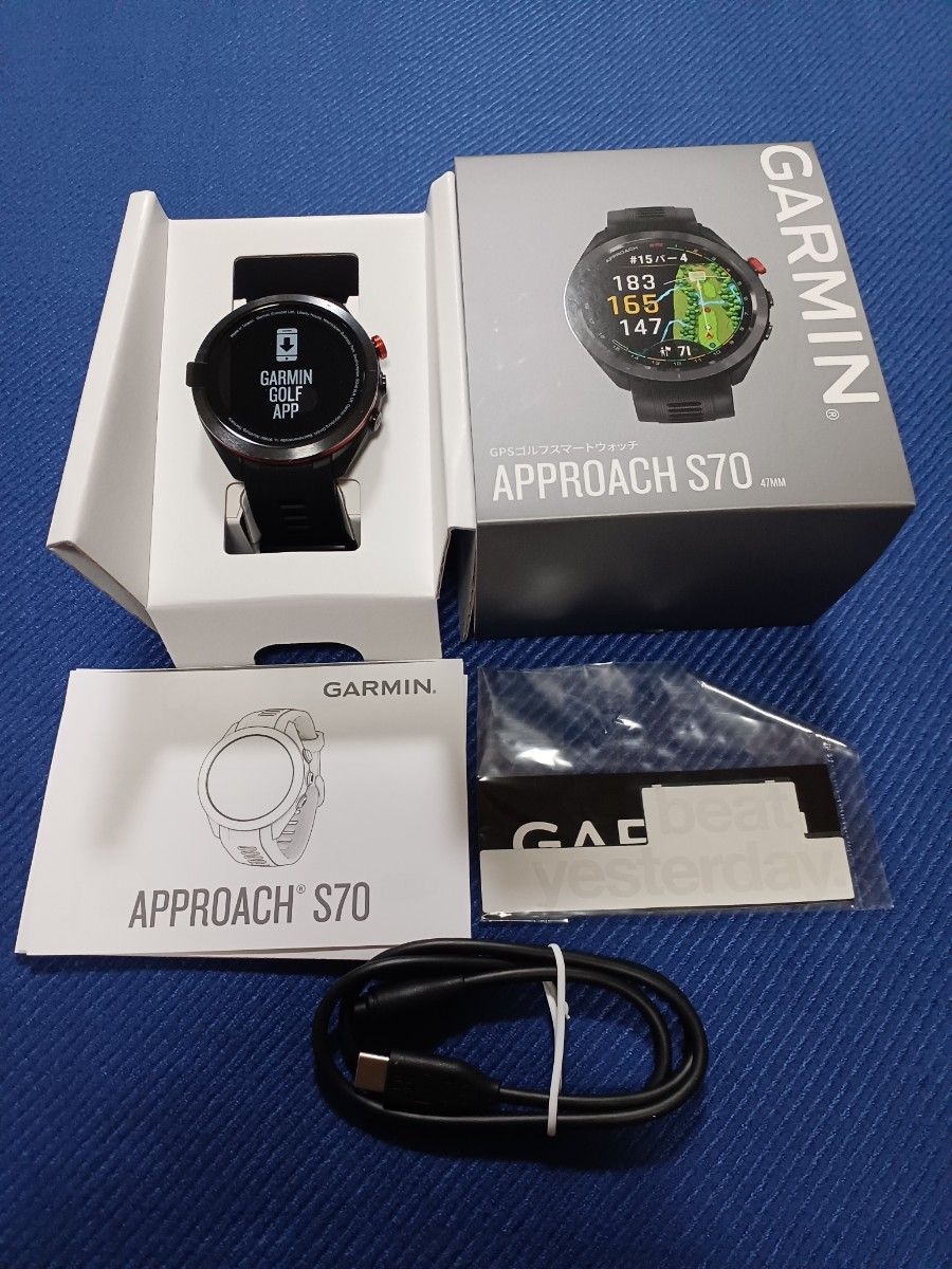 新品未使用 GARMIN APPROACH S70 47mm ガーミンアプローチGPSゴルフ