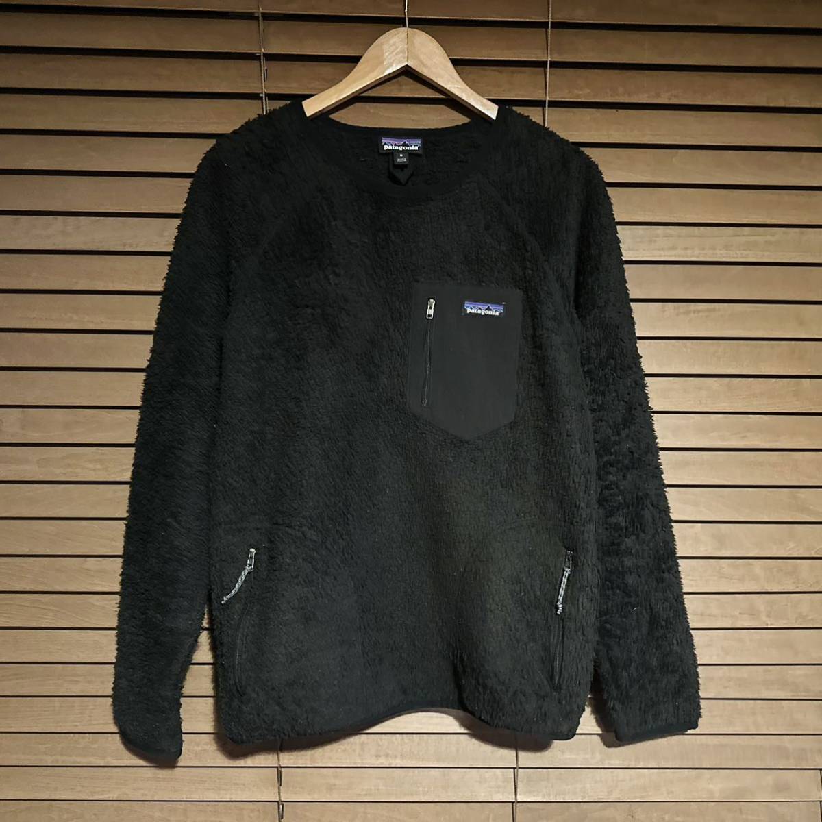 超美品の Patagonia パタゴニア ブラック M パイル ボア ロスガトス