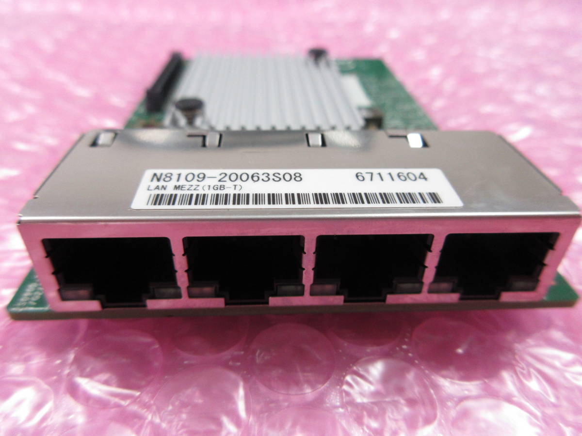 日立 HA8000/RS220 AN1用 LANアダプタ LANMEZZ(1GB-T) Quad-Port MS-S090D (N8109-20063S08) No.R991_画像3