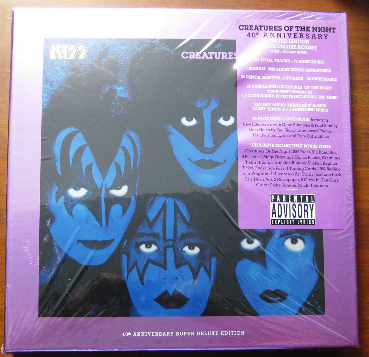 KISS キッス / CREATURES OF THE NIGHT (SUPER DX) 2022年発売 5CD + Blu-ray Audio 輸入盤_画像1