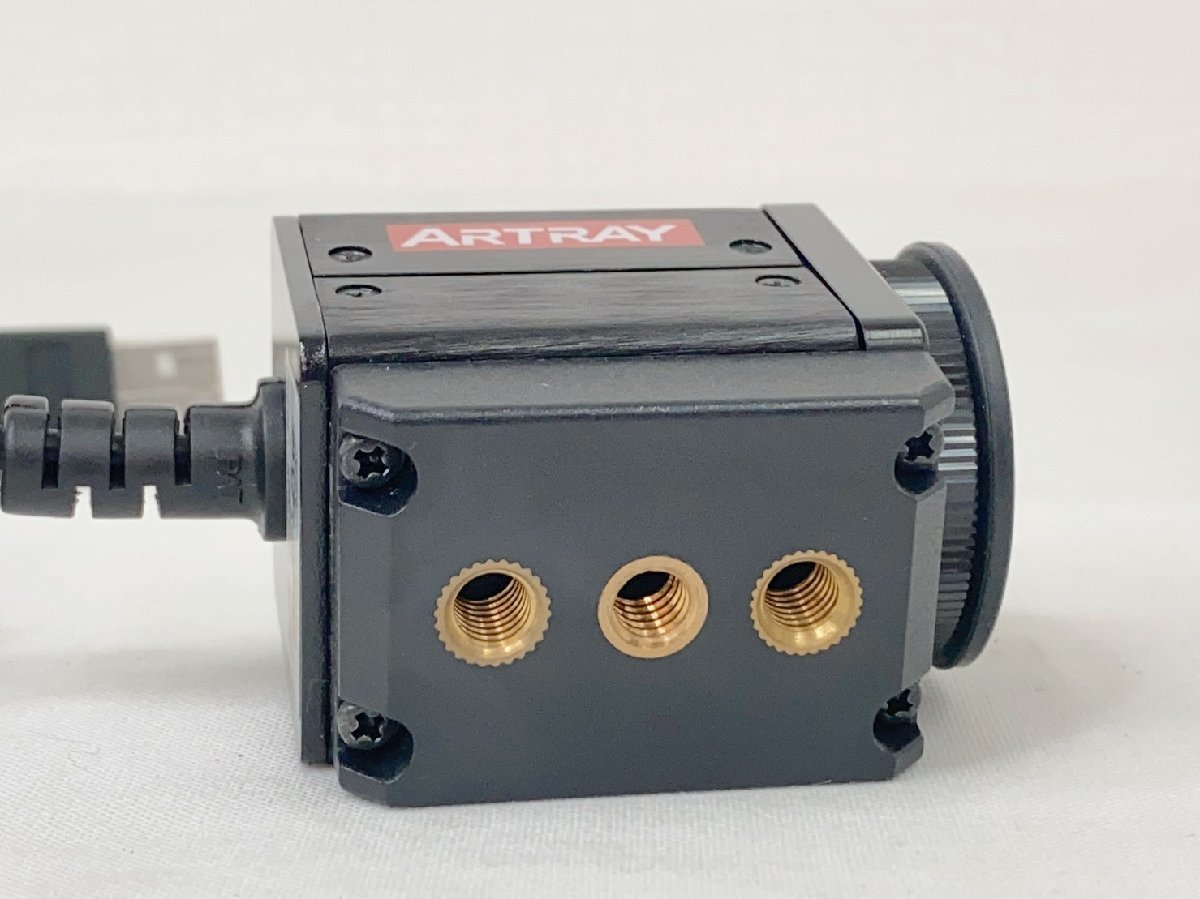 ARTRAY アートレイ USB2.0 小型 CMOS カメラ artcam-130SN2 レンズ computar 12mm f1.4 50mm f1.8 セット 動作〇 ドライバCD付 防犯カメラ_画像2