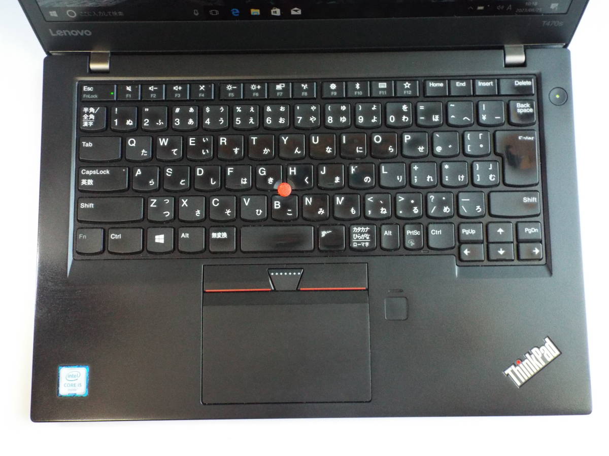 お得即決！Lenovo ThinkPad T470s Corei5-6300U2.4Ghz/4GB/SSD256GB/カメラ/14インチ/Windows10/消毒済　Ver.3_画像2