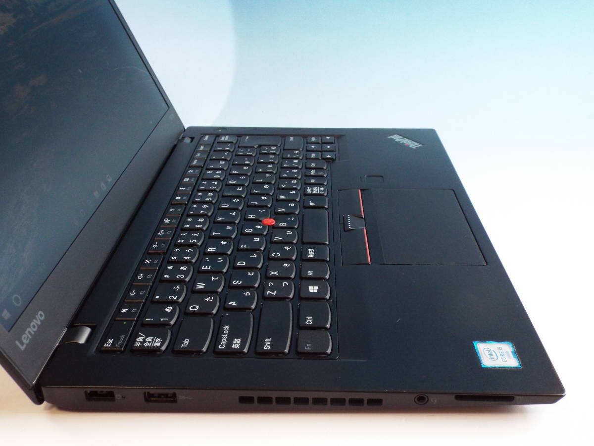 お得即決！Lenovo ThinkPad T470s Corei5-6300U2.4Ghz/4GB/SSD256GB/カメラ/14インチ/Windows10/消毒済　Ver.3_画像3