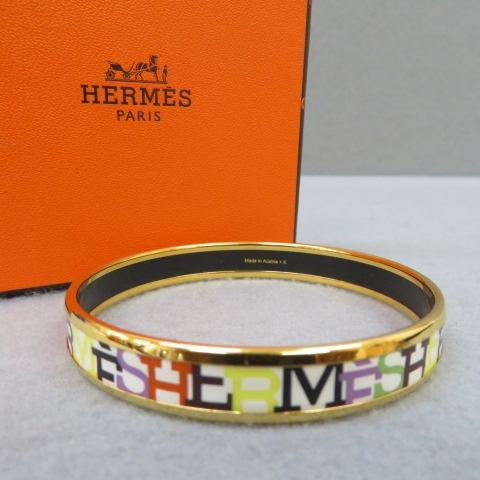 最高品質の H851☆HERMES/エルメス バングル ブレスレット マルチ