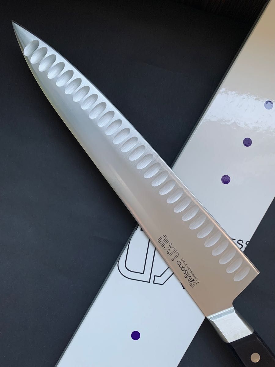 ミソノ　MISONO UX10 牛刀　包丁　サーモン型　尺