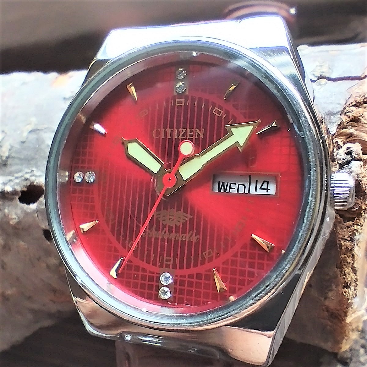 CITIZEN 自動巻き1970年代！ヴィンテージ腕時計メンズシチズン男性人気ブランド逆輸入モデル日本未発売アンティーク _画像1
