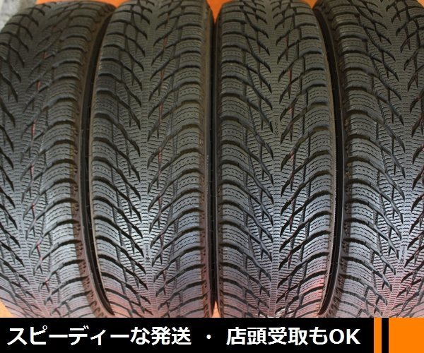 ★☆ 215/70R16 9分山良品 4本 ★☆ ノキアン ハッカペリッタ R3 SUV 2020年製 NOKIAN TYRES HAKKAPELIITTA アウトランダー デリカD:5_画像1