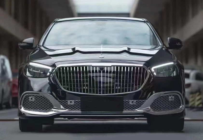 メルセデス ベンツ W223 Sクラス マイバッハ MAYBACH 仕様 フロント バンパー グリル リア バンパー マフラー カッター カスタム エアロ_画像2