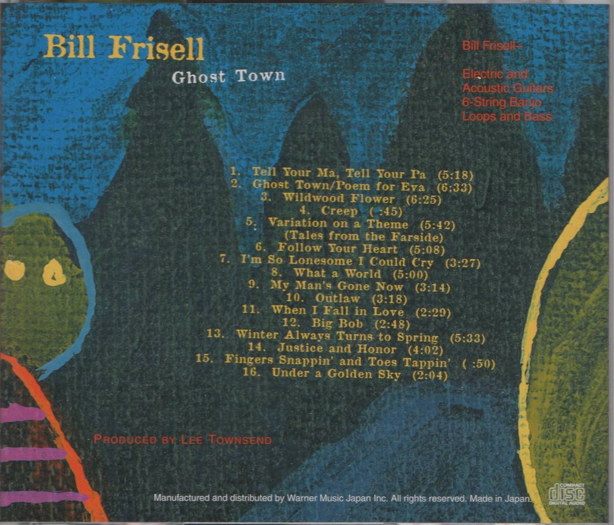 【CD】BILL FRISELL - GHOST TOWN_画像3