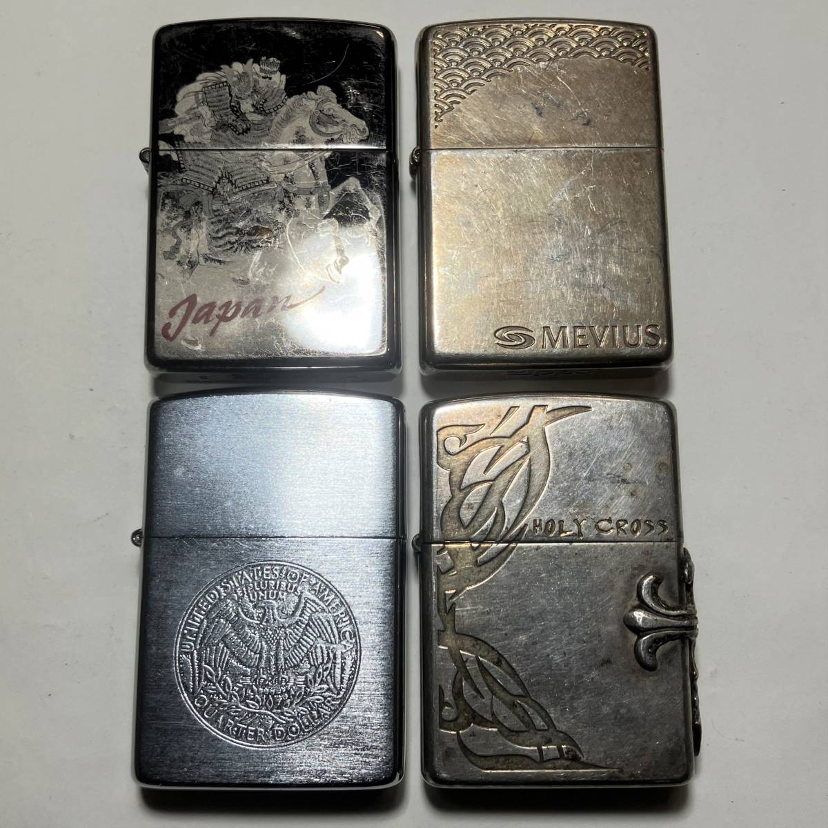 USED品//ZIPPO ジッポー ジッポ オイルライター HOLY CROSS MEVIUS