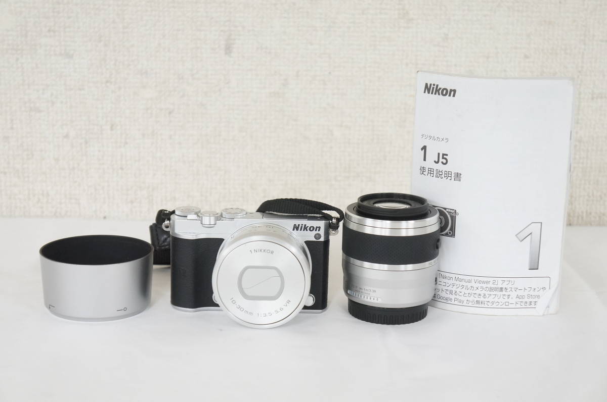 ギフト】 ブラック ダブルズームキット 30-110mm 10-30mm V1 1 Nikon