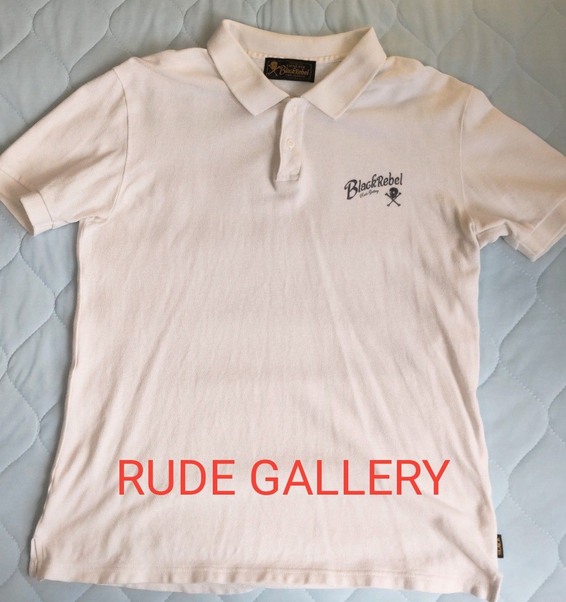 ルードギャラリー RUDE GALLERY ブラックレーベル 半袖ポロシャツ