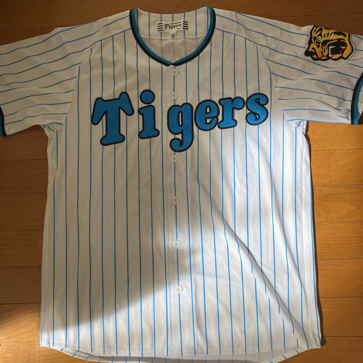 【送料無料/新品】 阪神タイガース ブルー サックス 無地 Lサイズ ユニフォーム 応援グッズ
