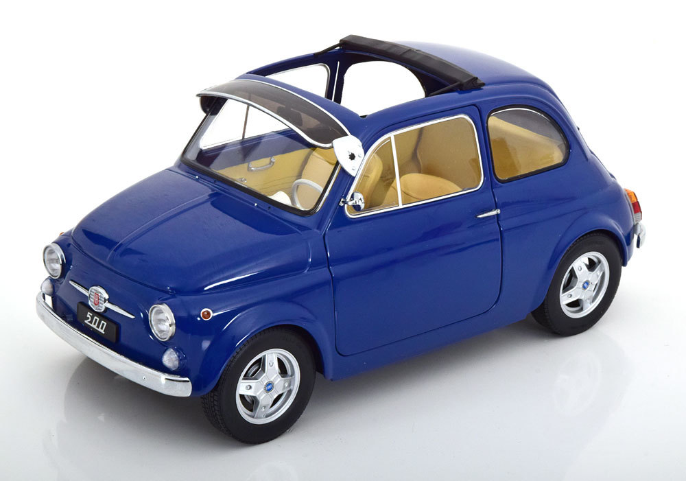 KK scale 1/12 Fiat 500F 1968　ブルー　ダイキャスト製　ビックスケール　フィアット