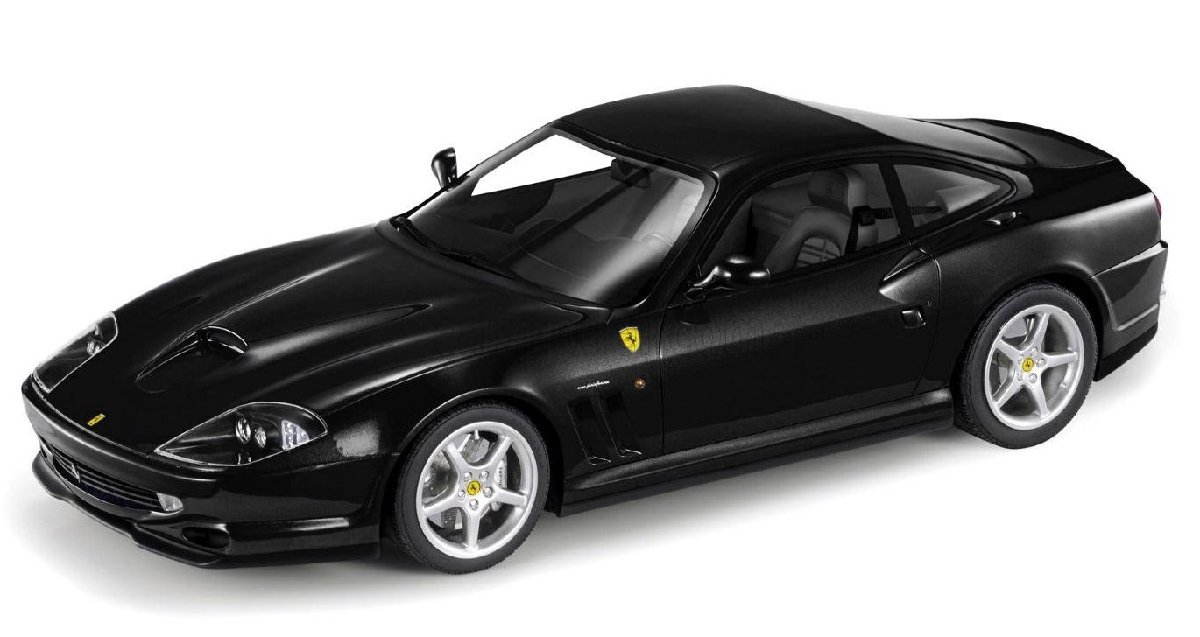 ＜予約品＞　TOPMARQUES 1/12 Ferrari 550 Maranello 1996　ブラック　フェラーリ　ビックスケール