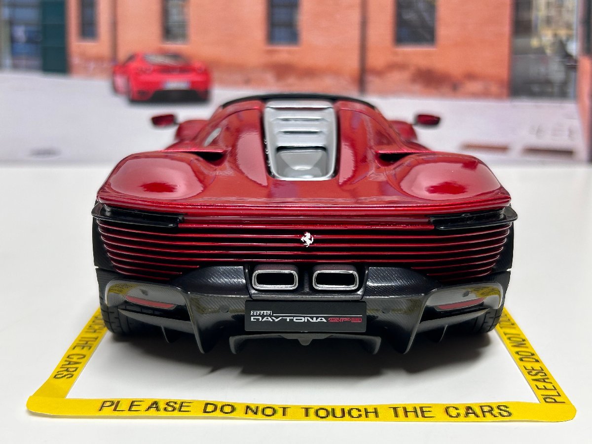 名作 1/18 signature Burago Ferrari メタリックレッド フェラーリ