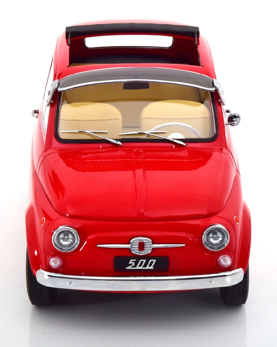 KK scale 1/12 Fiat 500F 1968　レッド　ダイキャスト製　ビックスケール　フィアット_画像6