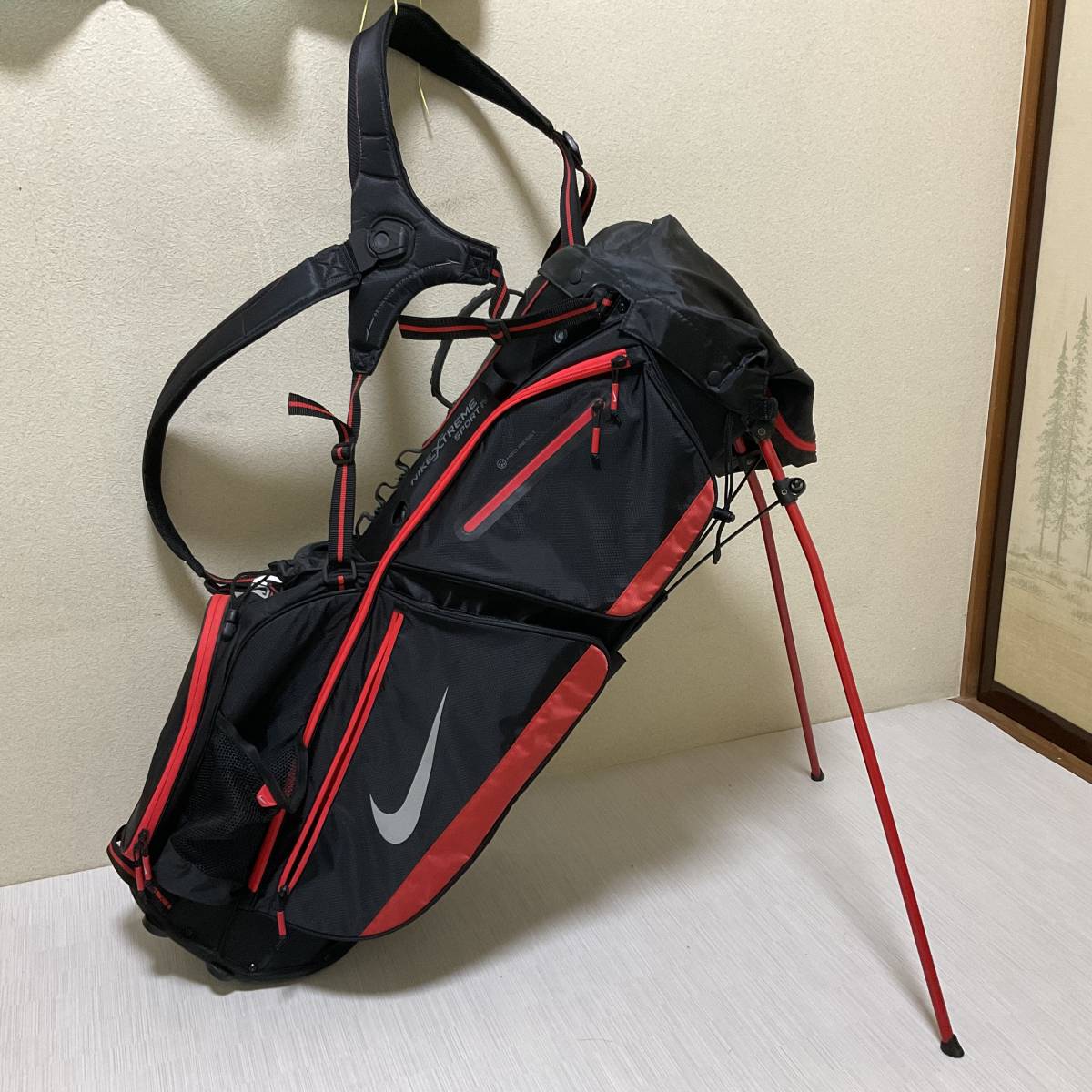 美品　NIKE GOLF ナイキ キャディバッグ Vrs スタンド式 軽量タイプ BG0333_画像1