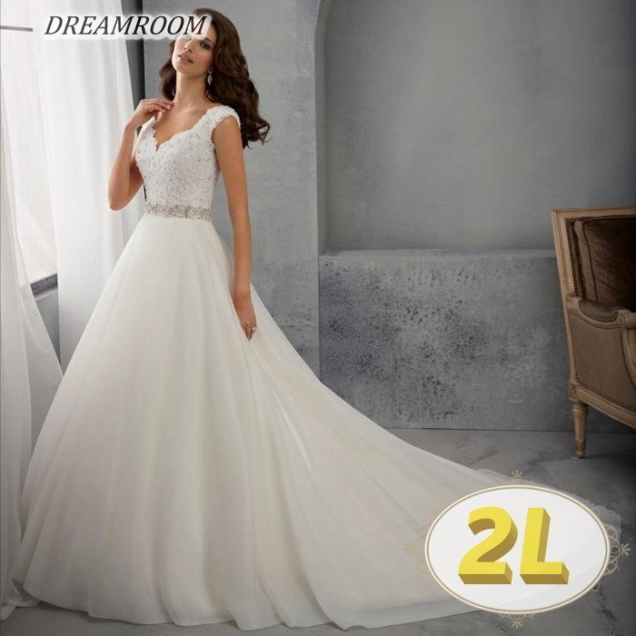 独特の上品 Wedding オーダーメイド ウエディングドレス 【W-033 2L】Vカット Back編み上げレース 結婚式 披露宴 ロングドレス 純白 花嫁 シューズ一般 独特の上品 Wedding オーダーメイド ウエディングドレス 【W-033 2L】Vカット Back編み上げレース 結婚式 披露宴 ロングドレス 純白 花嫁 シューズ一般