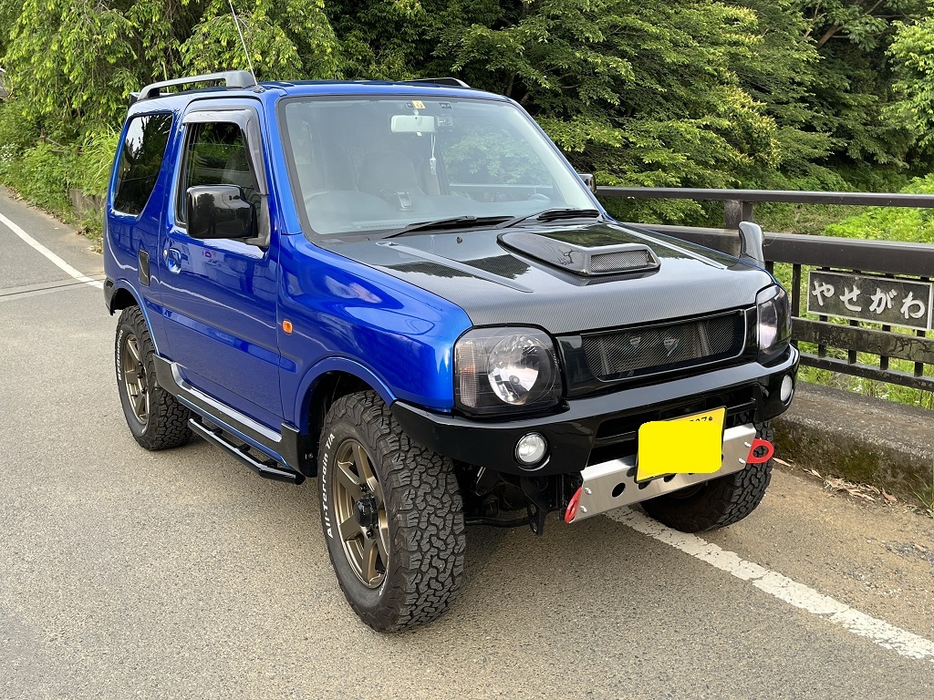  new goods twill carbon bonnet JB23 Jimny 4 ~ 8 type original form kla squirrel made clear painted 