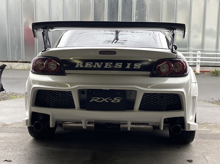 未塗装　クラリス製　マツダ　RX-8　リア　バンパー　後期　SE3P　GT系　スピード　R マジックさん　マフラー装着可_画像3