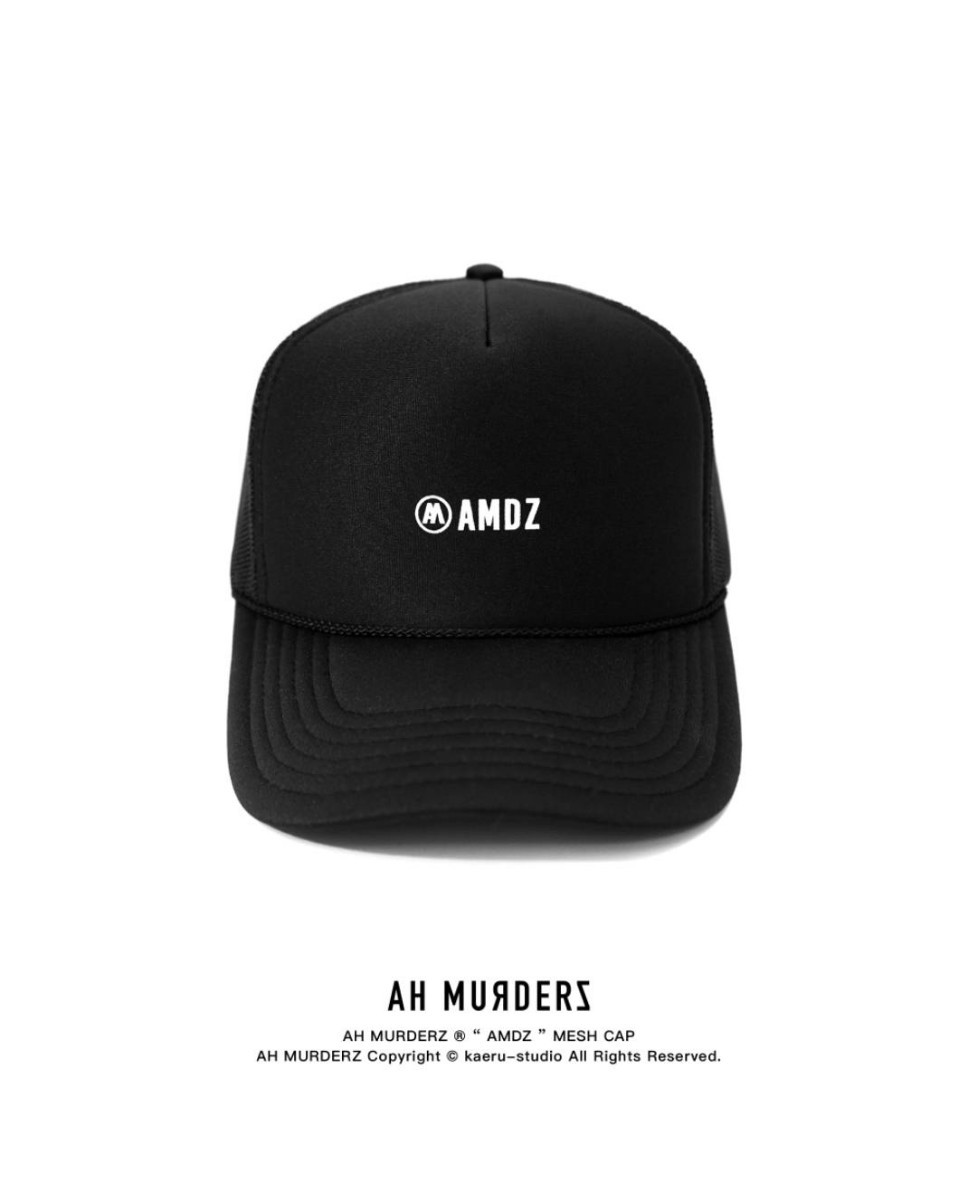 【 大感謝セール】 AH メッシュキャップ 帽子メンズ 黒 CAP MESH “ AMDZ MURDERZ“ その他