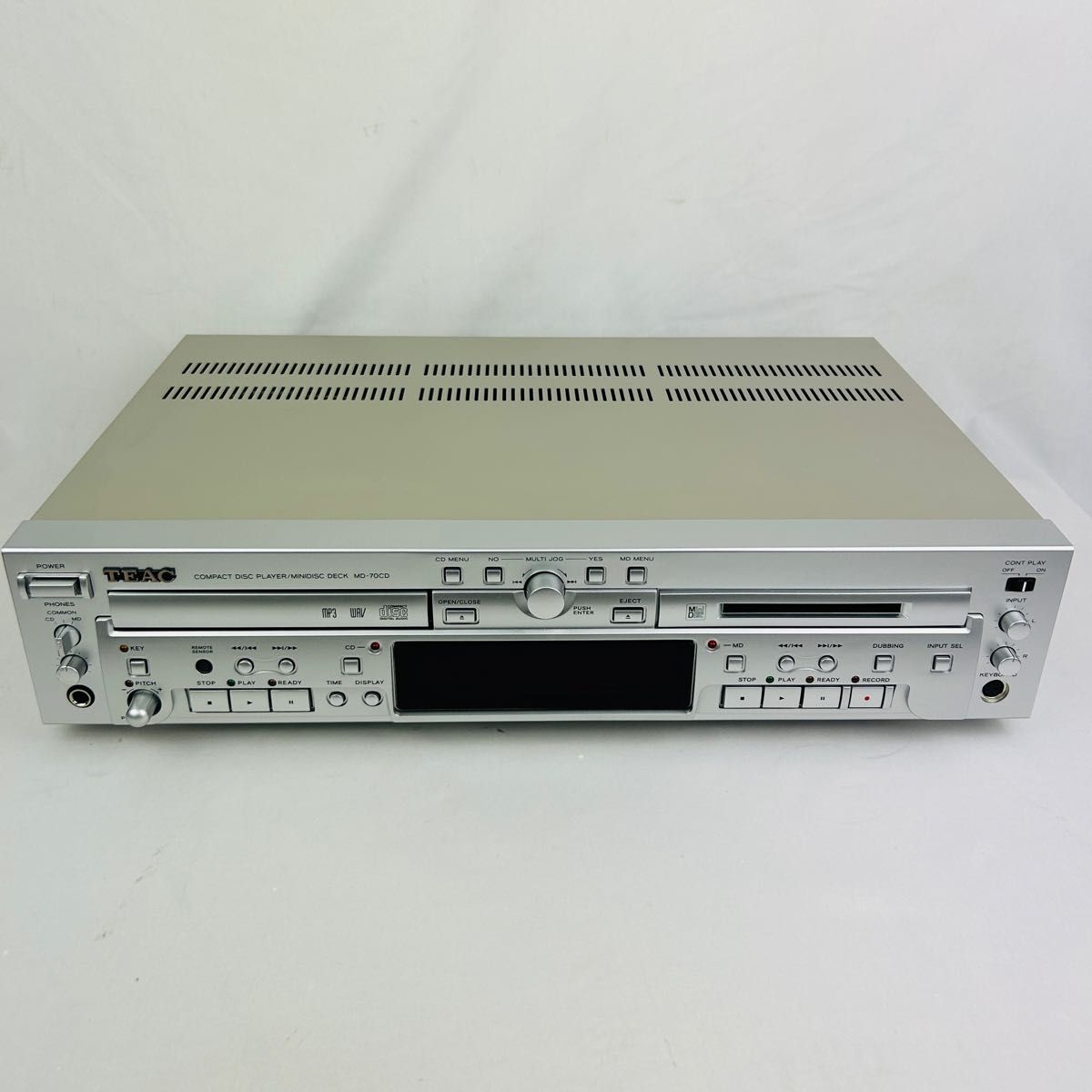 TEAC CDプレーヤー/MDレコーダー MD-70CD-S 2019年製|Yahoo TEAC CDプレーヤー/MDレコーダー MD-70CD-S 2019年製|Yahoo