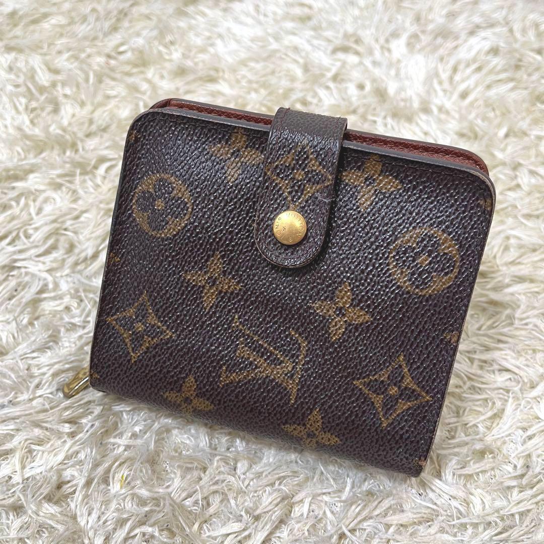 LOUIS VUITTON ルイヴィトン モノグラム 二つ折り財布 コンパクト