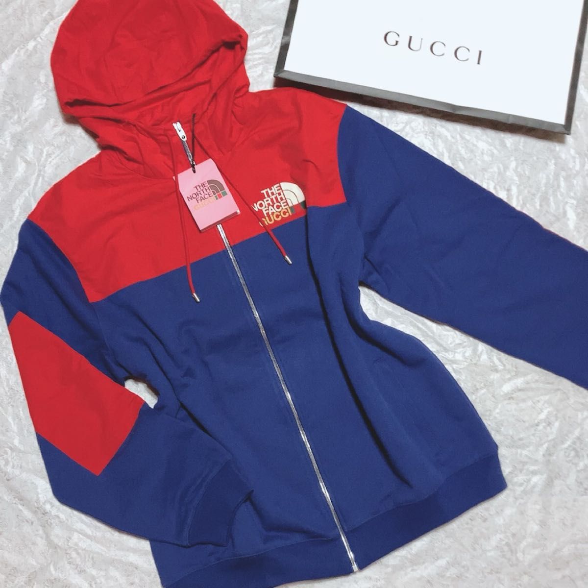 新品タグ付 匿名配送 店舗購入 GUCCI &The North Faceコラボ グッチ ザ