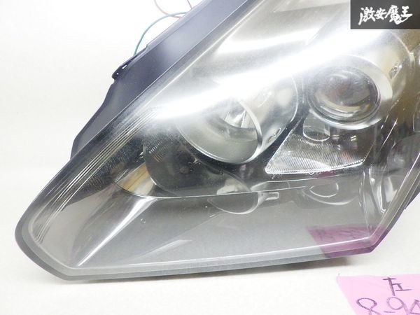 点灯OK！ 日産 純正 R35 GT-R 前期 HID ヘッドライト ヘッドランプ 左 左側 助手席 バラストバーナー付 KOITO 100-63952 即納_画像2