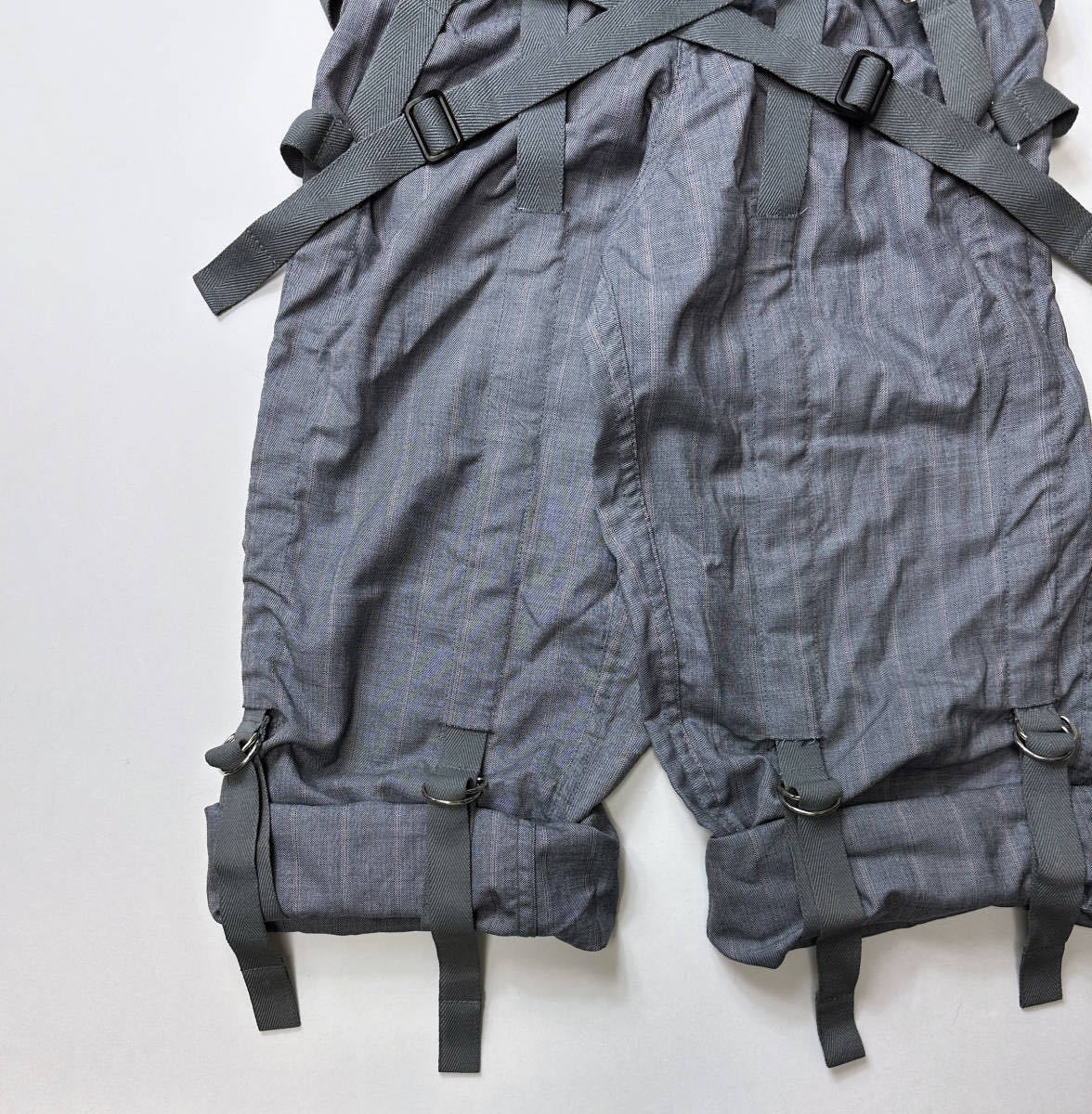 パラシュート ボンテージ ストラップ サロペット JUNYA WATANABE コムデギャルソン ジュンヤ03SS 2003SS Bondage Strap Parachute Overalls_画像、説明文の転載・加工、編集利用禁止。