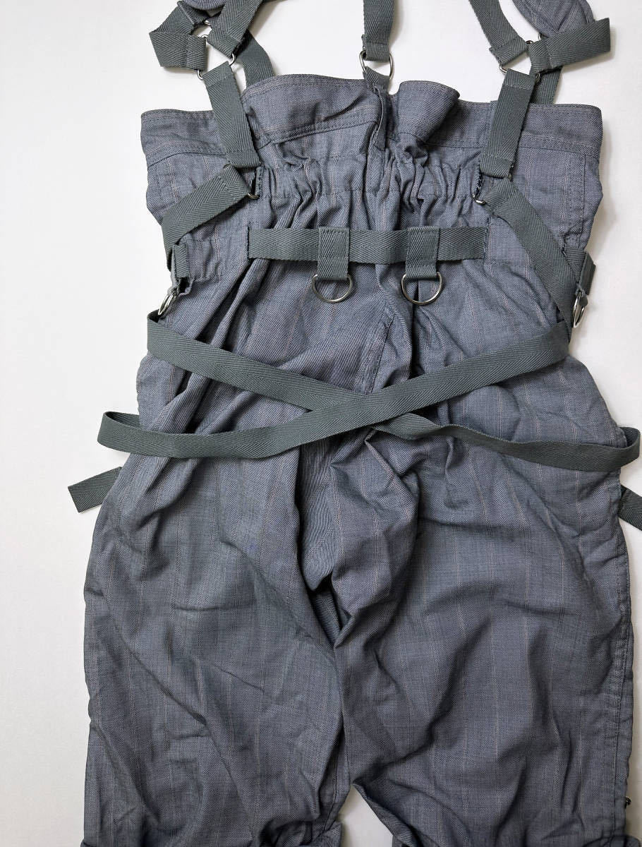 パラシュート ボンテージ ストラップ サロペット JUNYA WATANABE コムデギャルソン ジュンヤ03SS 2003SS Bondage Strap Parachute Overalls_画像、説明文の転載・加工、編集利用禁止。