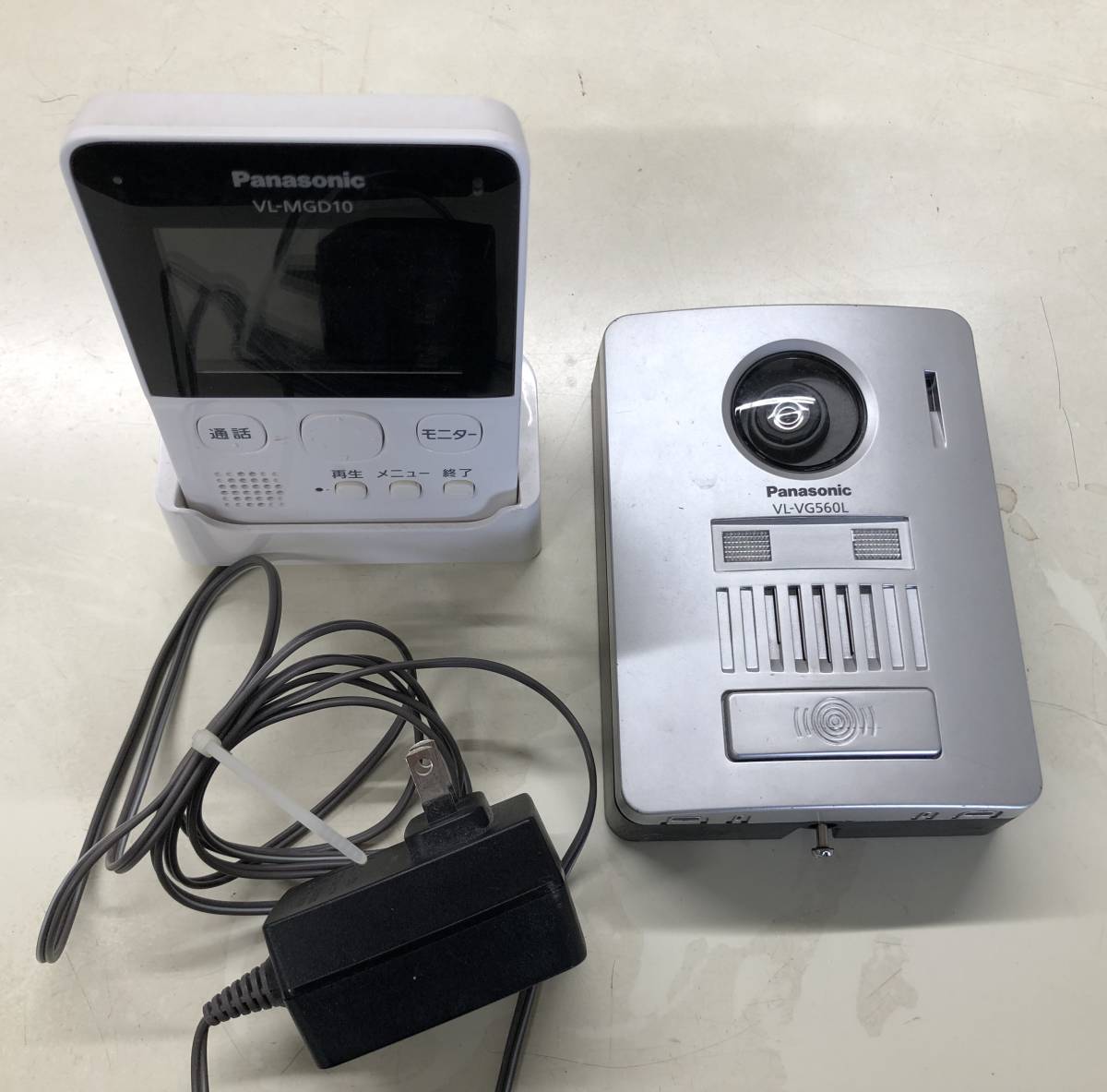 中古動作確認済/Panasonic パナソニックワイヤレステレビドアホン親機