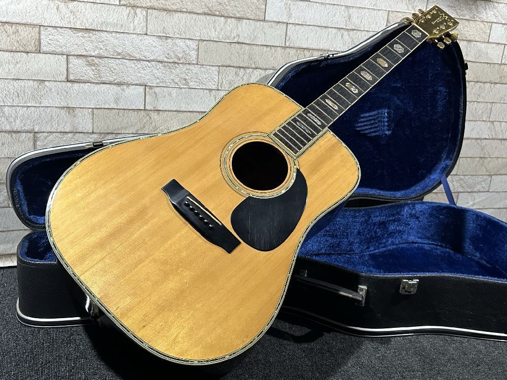 25○〇 銘品 Morris アコースティックギター W-100 ハカランダ ハード