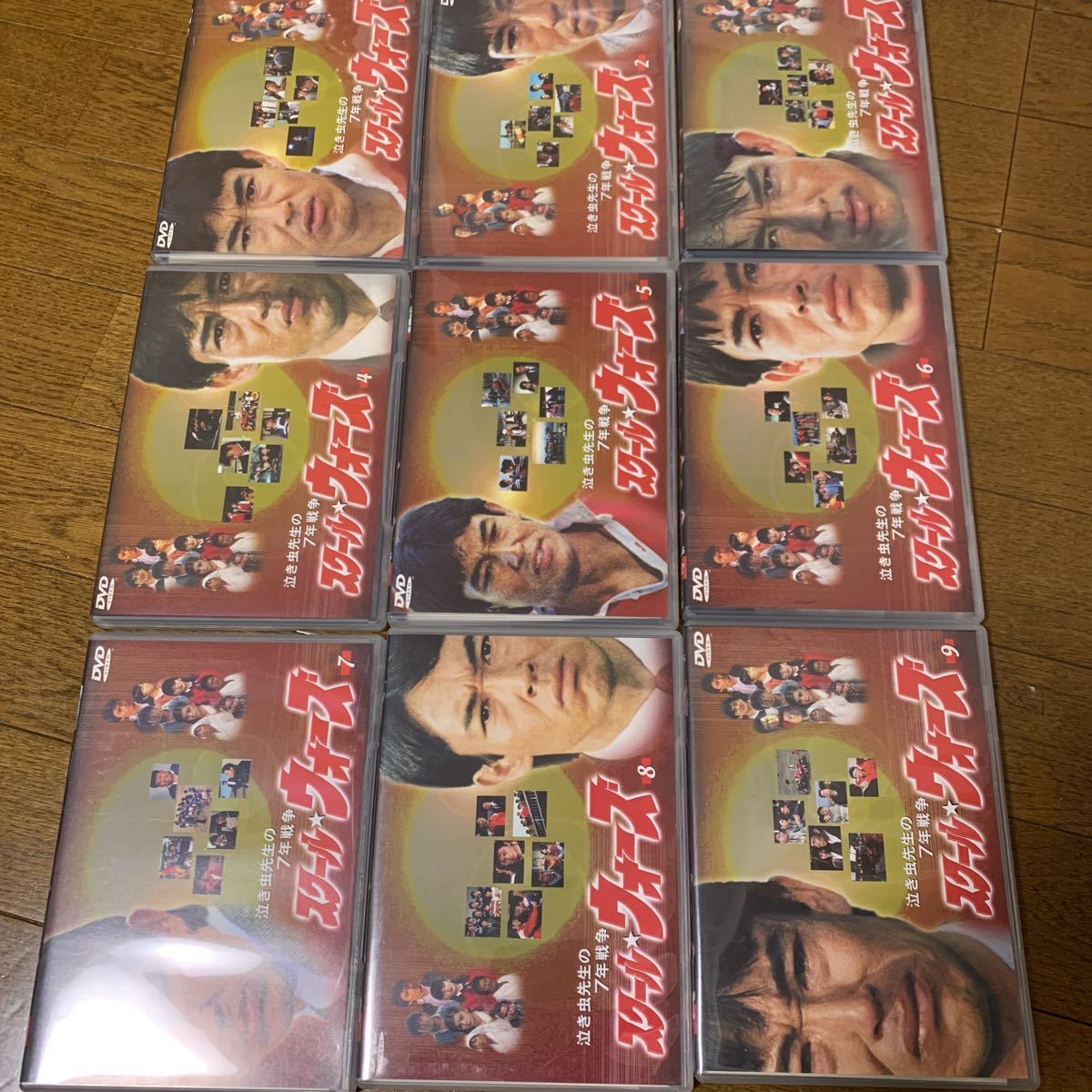 DVD 泣き虫先生の7年戦争 スクールウォーズ 全9巻セット 日本TVドラマ