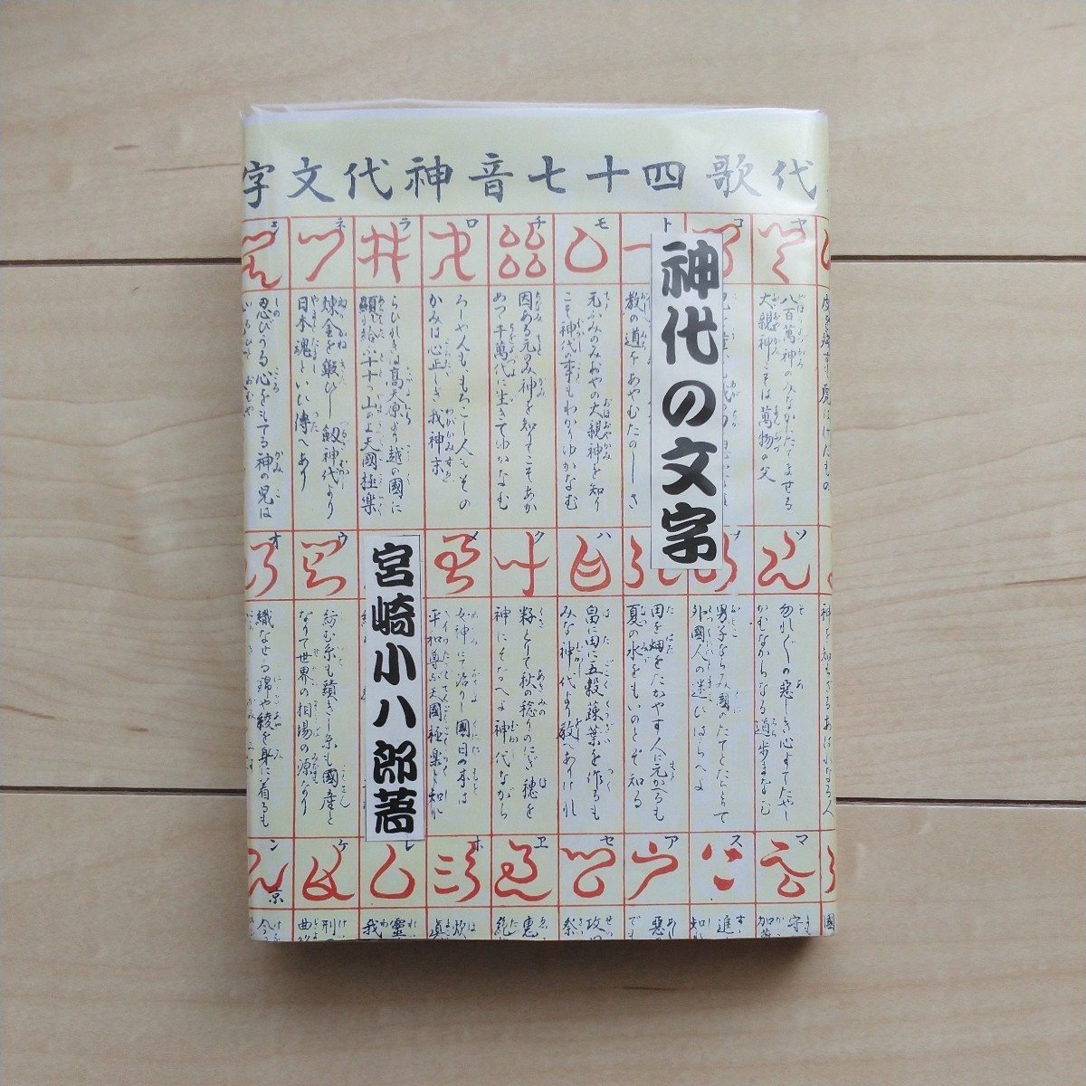 【12月スーパーSALE 15%OFF】 ■『神代の文字』宮崎小八郎著。序文神原信一郎。昭和49年初版カバー(+造りカバー添付)。霞ヶ関書房。神代文字に関する名著の復刻版。 和書 【12月スーパーSALE 15%OFF】 ■『神代の文字』宮崎小八郎著。序文神原信一郎。昭和49年初版カバー(+造りカバー添付)。霞ヶ関書房。神代文字に関する名著の復刻版。 和書