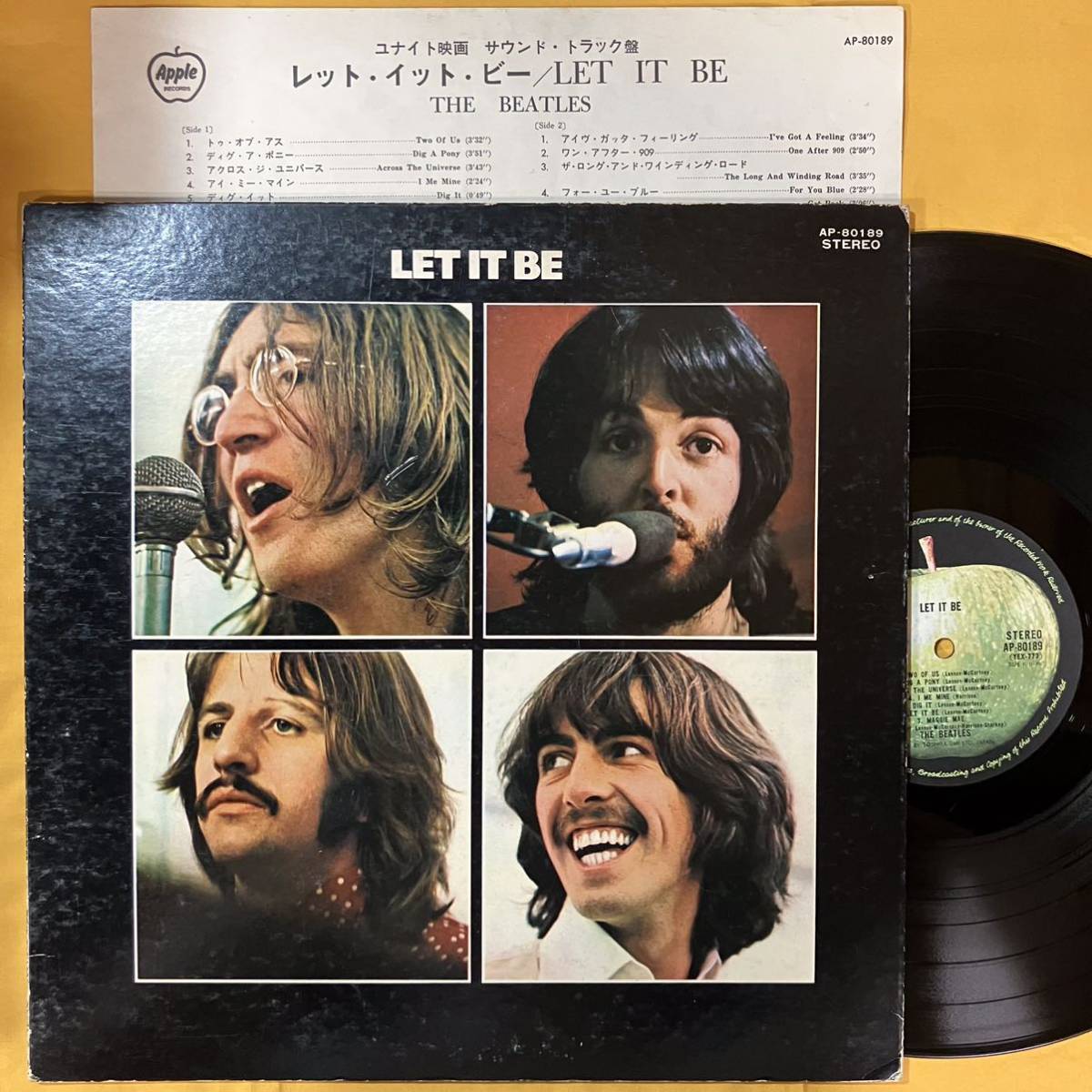 07H 見開きジャケ ザ・ビートルズ The Beatles / レット・イット・ビー